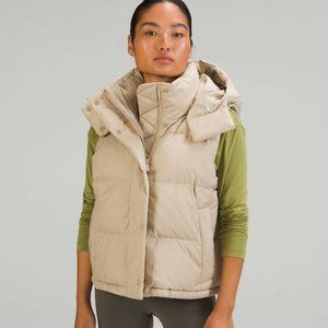 Lululemon Wunder Puff Cropped Vest Trench size 4